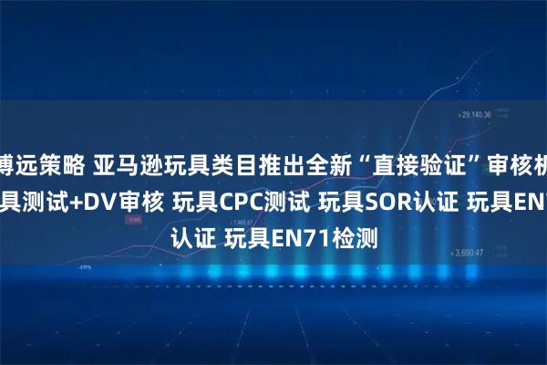 博远策略 亚马逊玩具类目推出全新“直接验证”审核机制！玩具测试+DV审核 玩具CPC测试 玩具SOR认证 玩具EN71检测