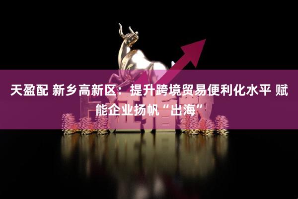 天盈配 新乡高新区：提升跨境贸易便利化水平 赋能企业扬帆“出海”