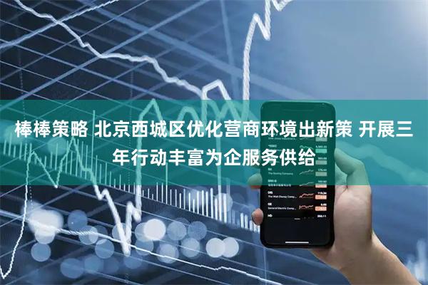 棒棒策略 北京西城区优化营商环境出新策 开展三年行动丰富为企服务供给