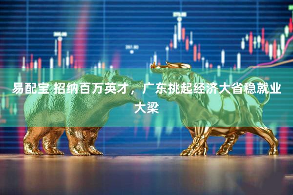 易配宝 招纳百万英才，广东挑起经济大省稳就业大梁