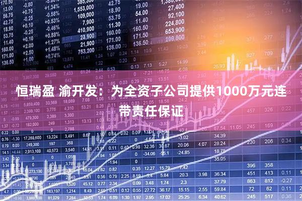 恒瑞盈 渝开发:为全资子公司提供1000万元连带责任保证