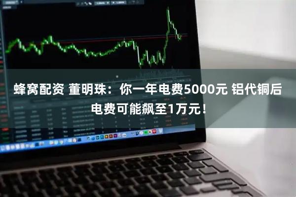 蜂窝配资 董明珠：你一年电费5000元 铝代铜后电费可能飙至1万元！