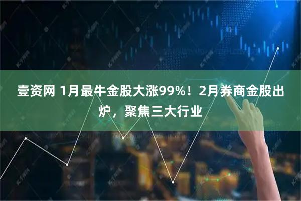 壹资网 1月最牛金股大涨99%！2月券商金股出炉，聚焦三大行业